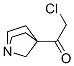 Ethanone, 1-(1-azabicyclo[2.2.1]hept-4-yl)-2-chloro- (9CI) 结构式