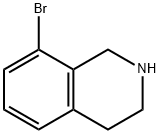 8-溴-1,2,3,4-四氢异喹啉 结构式