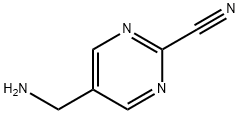 5-(氨基甲基)-2-嘧啶甲腈 结构式