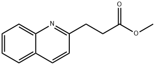 2-Quinolinepropanoic acid, Methyl ester 结构式