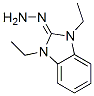 2H-Benzimidazol-2-one,1,3-diethyl-1,3-dihydro-,hydrazone(9CI) 结构式