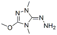 3H-1,2,4-Triazol-3-one,2,4-dihydro-5-methoxy-2,4-dimethyl-,hydrazone(9CI) 结构式