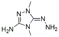 3H-1,2,4-Triazol-3-one,5-amino-2,4-dihydro-2,4-dimethyl-,hydrazone(9CI) 结构式