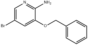 2-氨基-5-溴-3-苄氧基吡啶 结构式