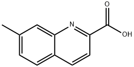 7-甲基喹啉-2-羧酸 结构式