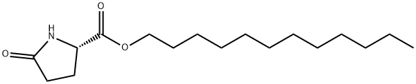 dodecyl 5-oxo-DL-prolinate 结构式