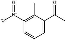 1-(2-甲基-3-硝基苯基)乙酮 结构式