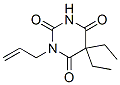 1-Allyl-5,5-diethylpyrimidine-2,4,6(1H,3H,5H)-trione 结构式