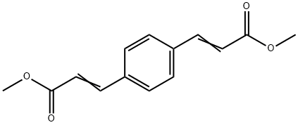 1,4-苯二丙烯酸二甲酯 结构式