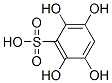 Benzenesulfonic acid, 2,3,5,6-tetrahydroxy- (9CI) 结构式