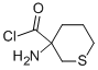 2H-Thiopyran-3-carbonyl chloride, 3-aminotetrahydro- (9CI) 结构式