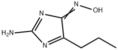 4H-Imidazol-4-one,2-amino-5-propyl-,oxime(9CI) 结构式