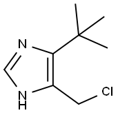 1H-Imidazole,  4-(chloromethyl)-5-(1,1-dimethylethyl)-  (9CI) 结构式