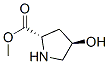 (4R)-甲基4-羟基吡咯烷-2-羧酸酯 结构式