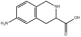 6-氨基-1,2,3,4-四氢异喹啉-3-羧酸 结构式