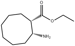 Cyclooctanecarboxylic acid, 2-amino-, ethyl ester, (1S,2R)- (9CI) 结构式