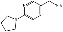 [6-(1-Pyrrolidinyl)-3-pyridinyl]methanamine 结构式