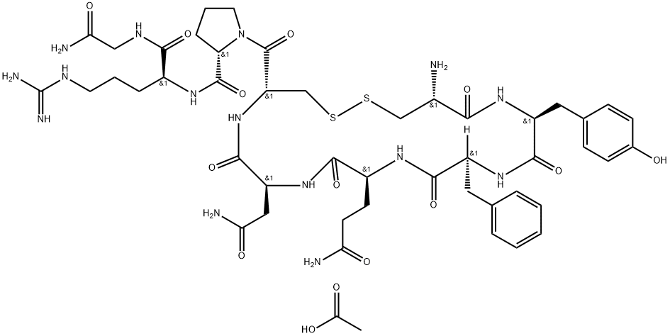 精氨酸加压素 结构式
