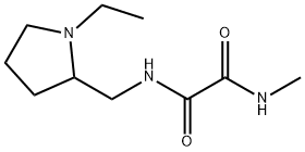 Ethanediamide, N-[(1-ethyl-2-pyrrolidinyl)methyl]-N-methyl- (9CI) 结构式