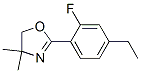 Oxazole, 2-(4-ethyl-2-fluorophenyl)-4,5-dihydro-4,4-dimethyl- (9CI) 结构式