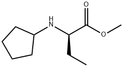 (2R)-2-(环戊氨基)-丁酸甲酯 结构式