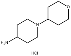 1-(四氢-2H-吡喃-4-基)-4-氨基哌啶 盐酸盐 结构式