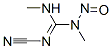 1,3-dimethyl-2-cyano-1-nitrosoguanidine 结构式