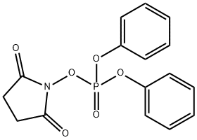 二苯基 N-琥珀酰亚胺磷酸酯 结构式