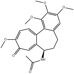 (+)-Colchicine 结构式