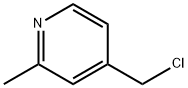 4-(CHLOROMETHYL)-2-METHYLPYRIDINE 结构式