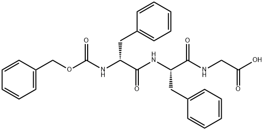 Z-D-PHE-PHE-GLY-OH 结构式