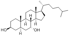7alpha-Hydroxycholestanol 结构式