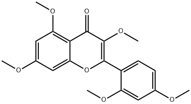 Pentamethoxymorin 结构式