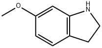 6-甲氧基二氢吲哚 结构式