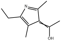 Ethanol, 1-(5-ethyl-2,4-dimethyl-3H-pyrrol-3-ylidene)- (9CI) 结构式