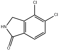 4,5-二氯异吲哚啉-1-酮 结构式