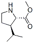 L-Proline, 3-(1-methylethyl)-, methyl ester, (3R)- (9CI) 结构式