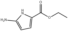 5-氨基-1H-吡咯-2-羧酸乙酯 结构式