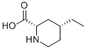 (2S,4R)-4-乙基哌啶-2-甲酸 结构式