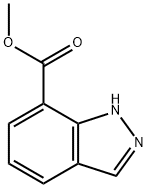 1H-吲唑-7-羧酸 结构式