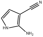 2-氨基-3-氰基-1H-吡咯 结构式