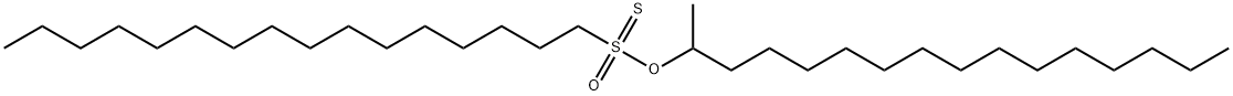 1-Hexadecanesulfonothioic acid S-hexadecyl ester 结构式