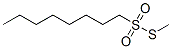 1-Octanethiosulfonic acid S-methyl ester 结构式