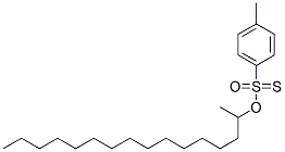 4-Methylbenzenesulfonothioic acid S-hexadecyl ester 结构式