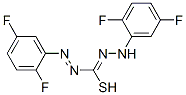 1,5-Bis(2,5-difluorophenyl)-3-mercaptoformazan 结构式