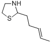 trans-2-(3-Pentenyl)thiazolidine 结构式