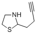 2-(3-Butynyl)thiazolidine 结构式