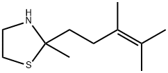 Thiazolidine, 2-(3,4-dimethyl-3-pentenyl)-2-methyl- 结构式