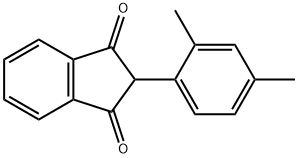 2-(2,4-二甲基苯基)-1H-茚-1,3(2H)-二酮 结构式