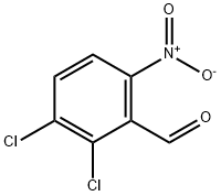 2,3-二氯-6-硝基苯甲醛 结构式